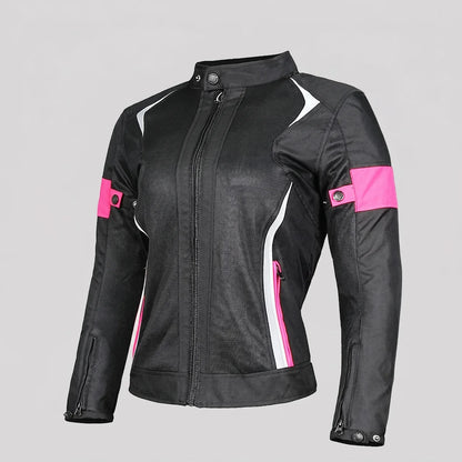 EKON Aero Armored Riding Jacket Pink