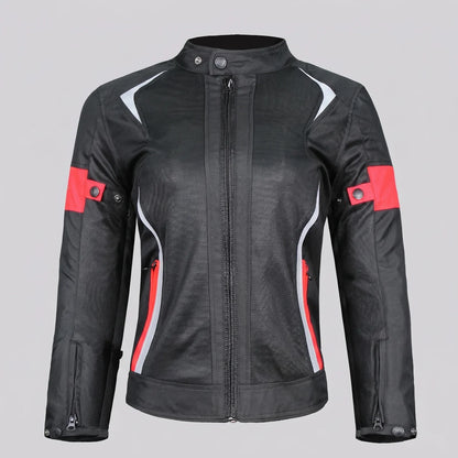 EKON Aero Armored Riding Jacket Red