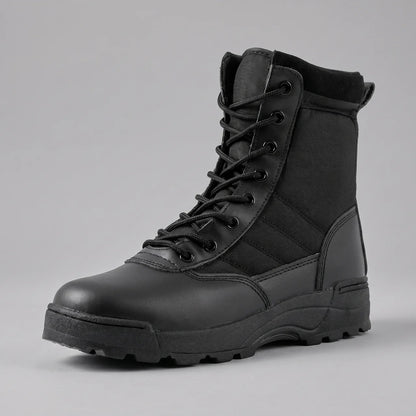 EKON SideZip Tactical Boots Black