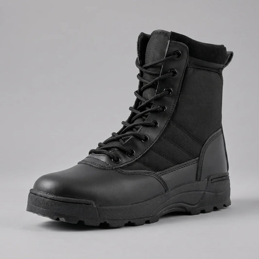 EKON SideZip Tactical Boots Black