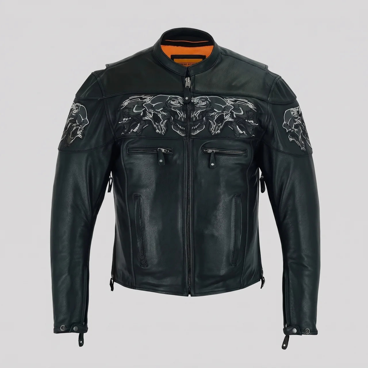EKON Shadowline Leather Moto Jacket