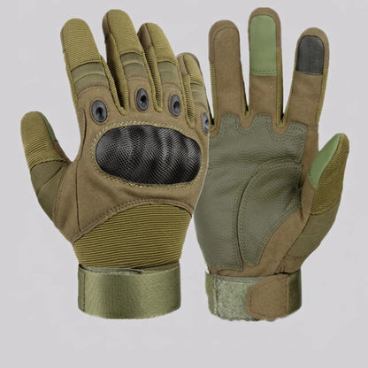 EKON Armored Moto Gloves Army Green