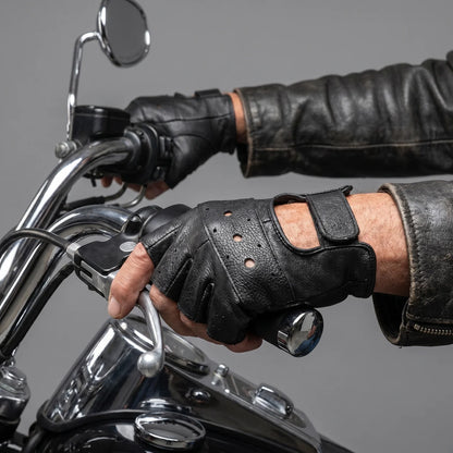 EKON Fingerless Motorcycle Gloves