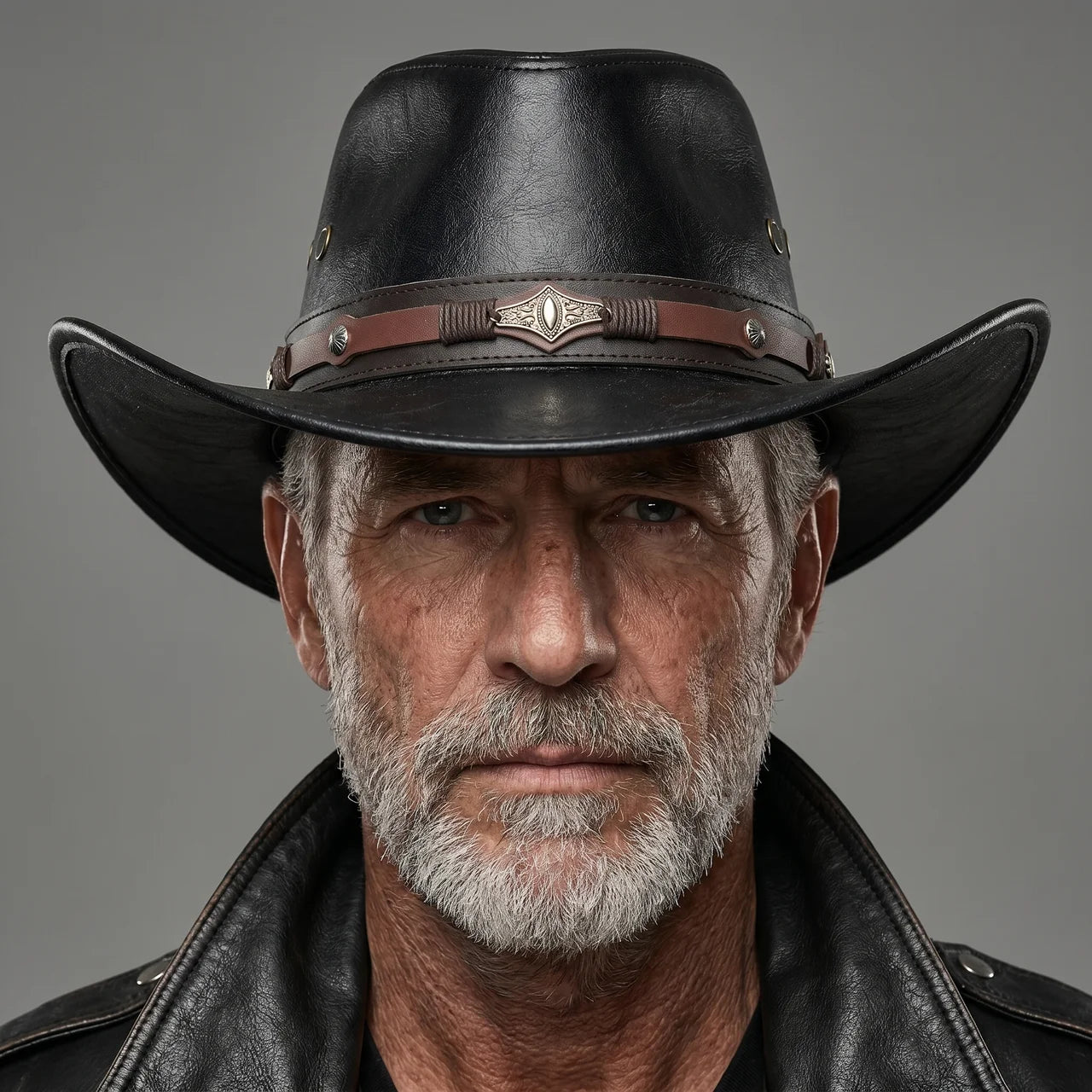 EKON Shapeable Brim Western Hat