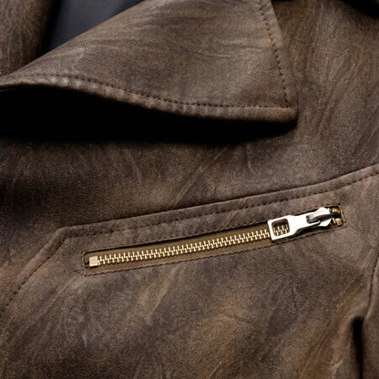 EKON Vintage Moto Blazer Jacket