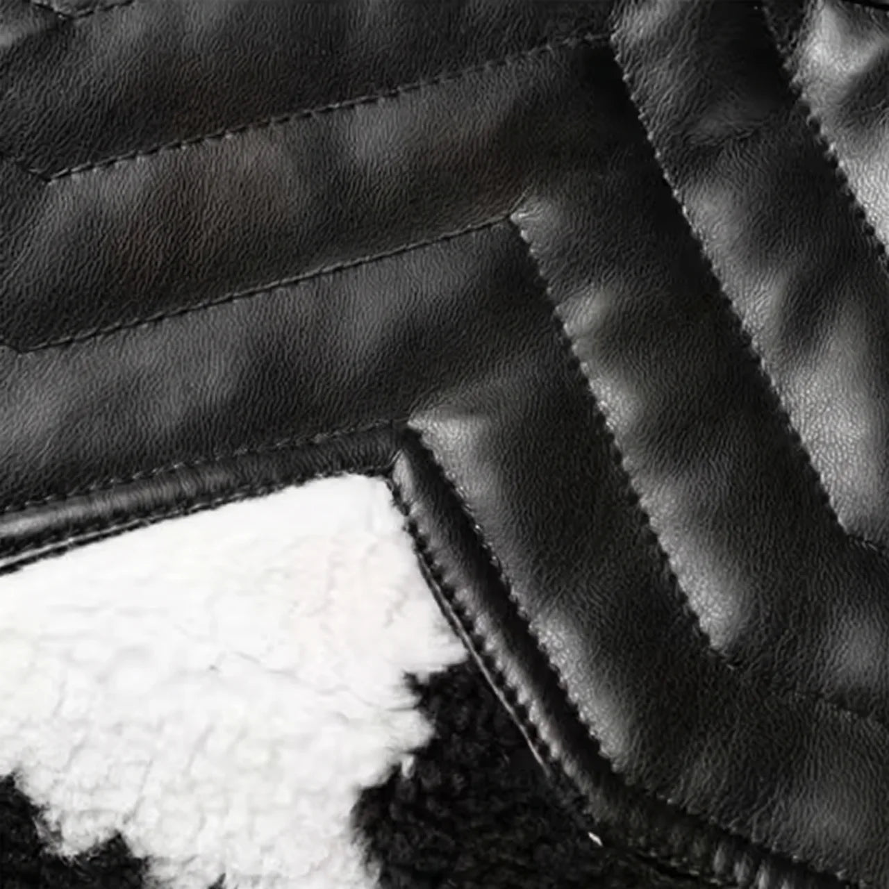 EKON Checkerboard Moto Jacket