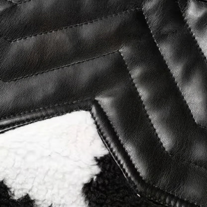 EKON Checkerboard Moto Jacket