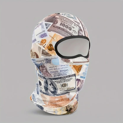 EKON Money-Print Riding Balaclava Multi Print