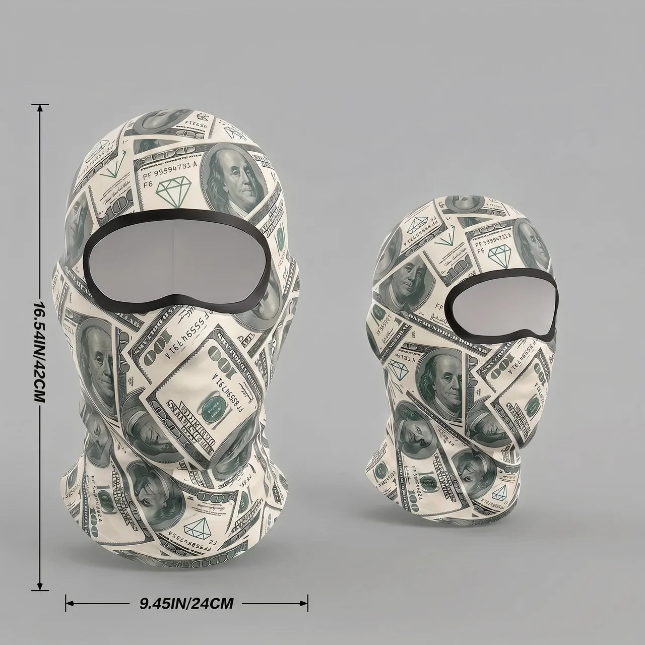 EKON Money-Print Riding Balaclava