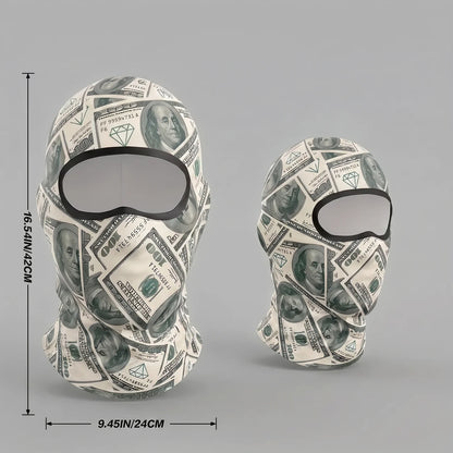 EKON Money-Print Riding Balaclava
