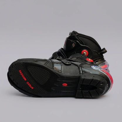 EKON Buckled Reinforced Moto Shoes