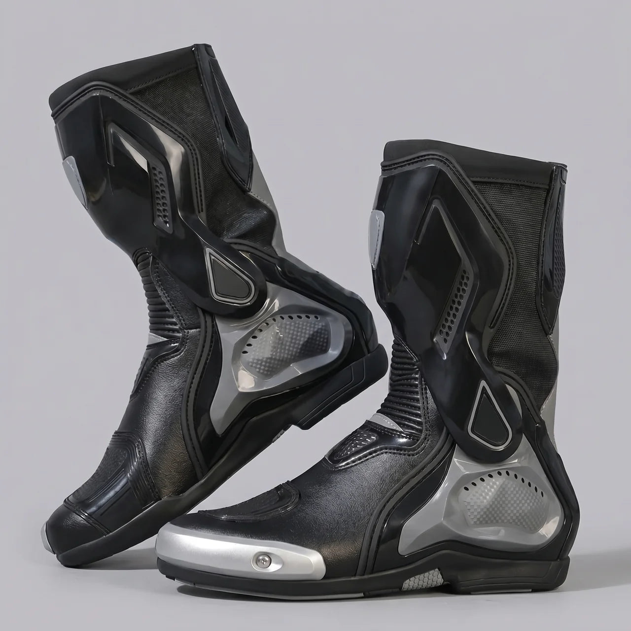 EKON Geometric Sport Moto Boots