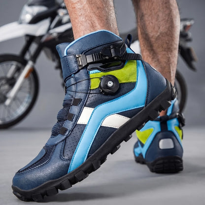 EKON Colorblock Moto Shoes
