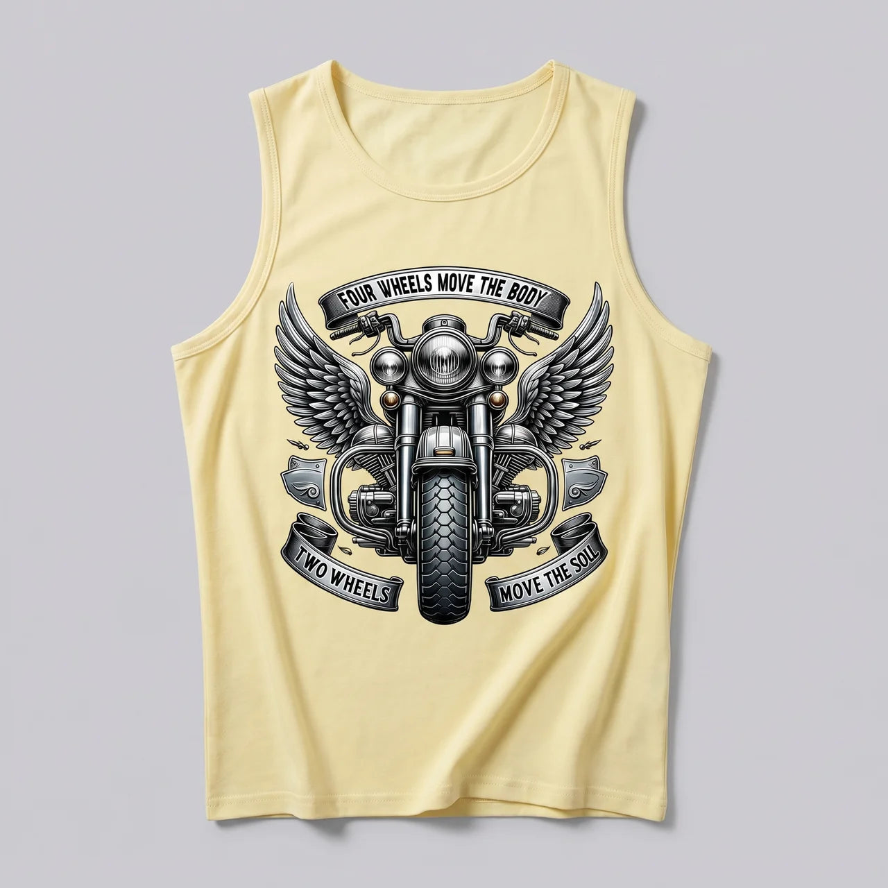 EKON Two-Wheel Soul Tank Top Apricot