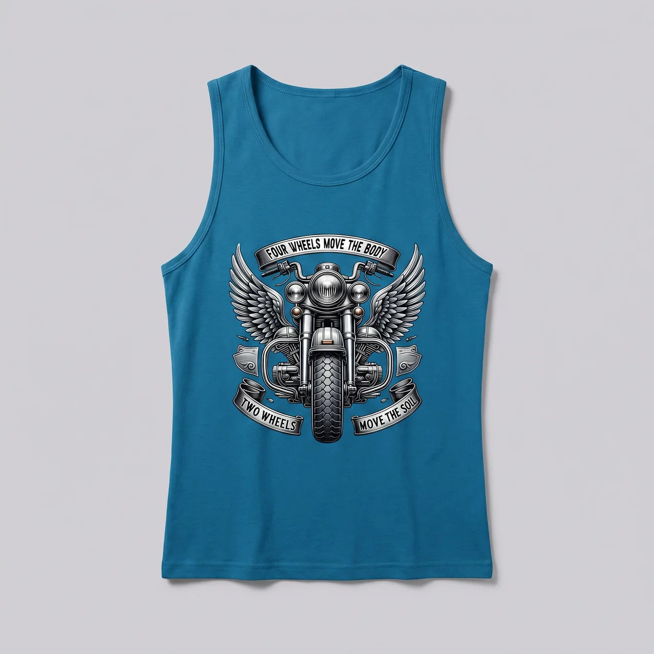EKON Two-Wheel Soul Tank Top Sea Blue