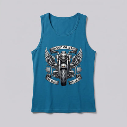 EKON Two-Wheel Soul Tank Top Sea Blue