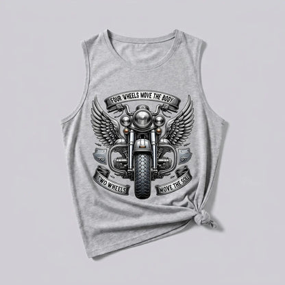 EKON Two-Wheel Soul Tank Top Gray