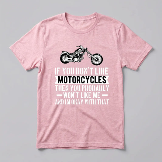 EKON Motorcycle Quote Tee Pink