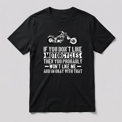 EKON Motorcycle Quote Tee Black