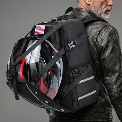 EKON HelmetVault Riding Backpack