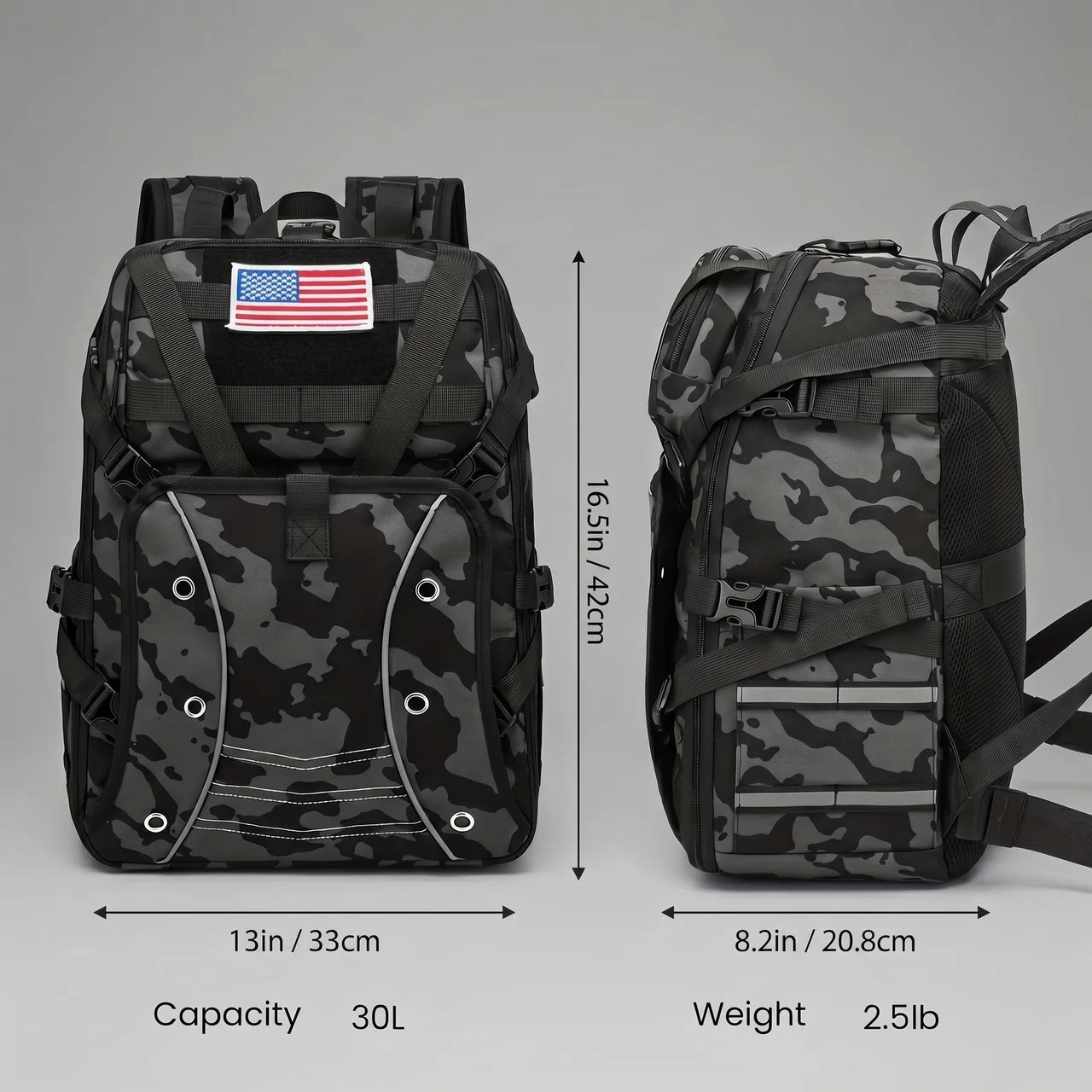 EKON HelmetVault Riding Backpack Camouflage