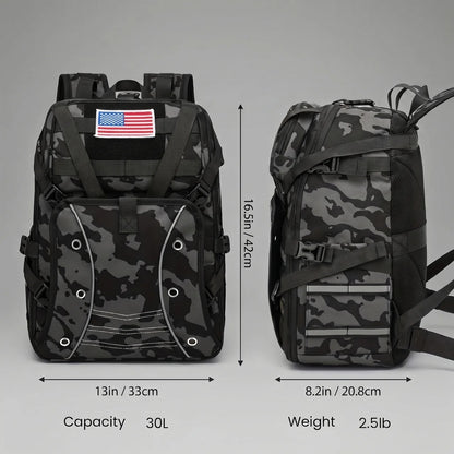 EKON HelmetVault Riding Backpack Camouflage