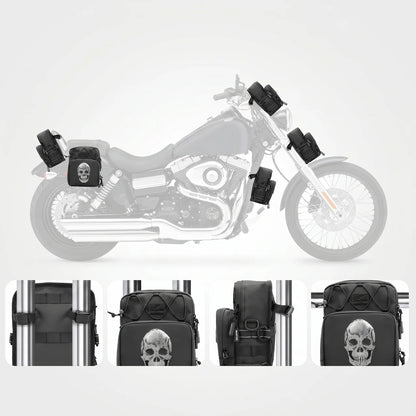 EKON SkullGrip Handlebar Bag