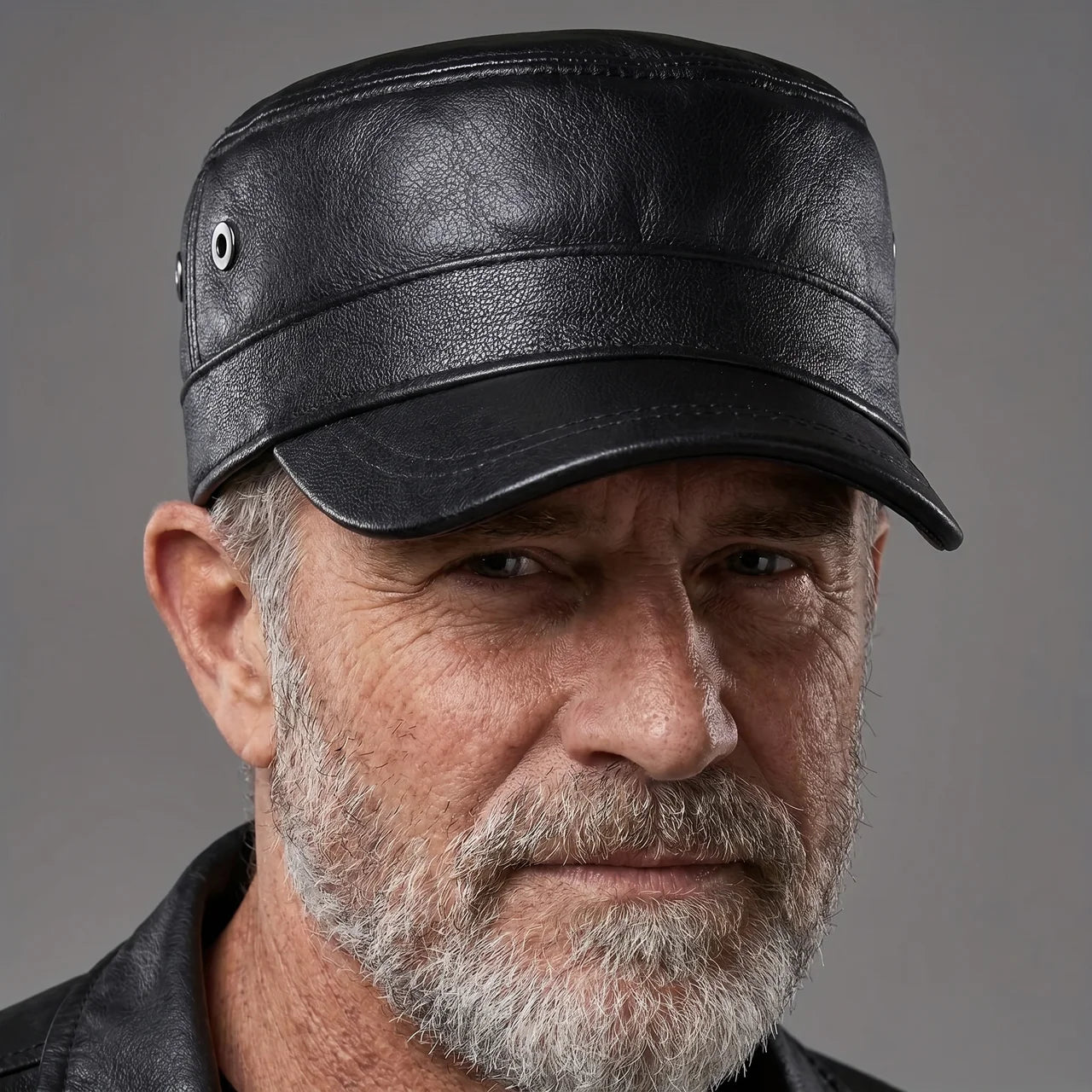 EKON MotoRoad Sheepskin Cadet Cap