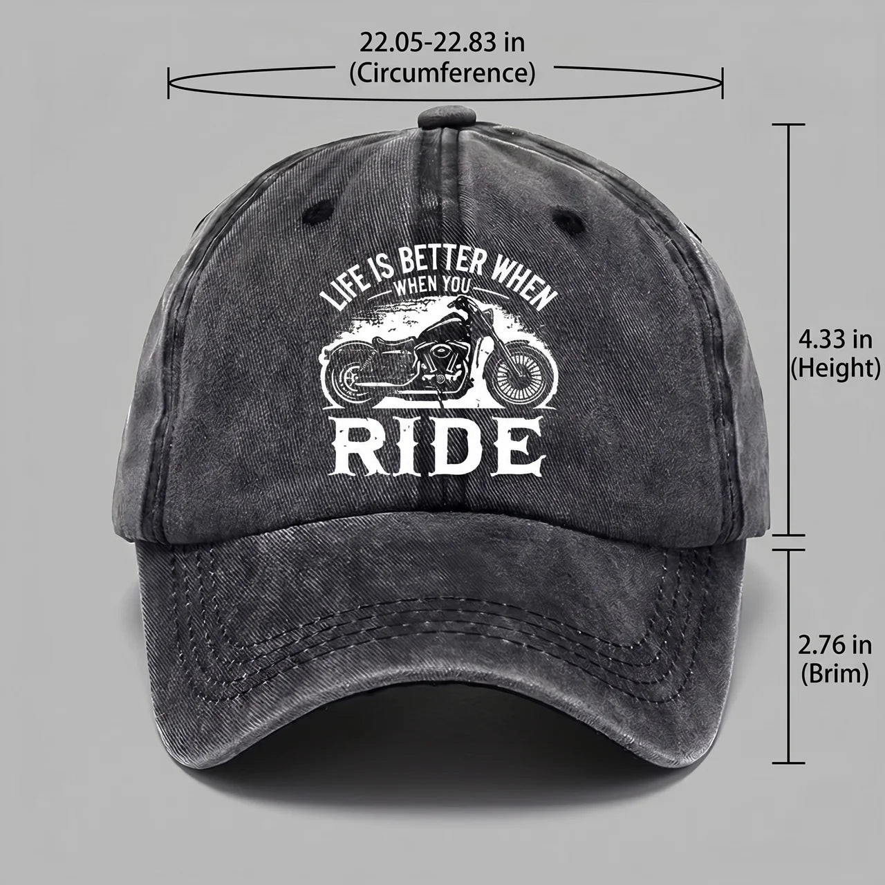 EKON RideLife Vintage Moto Cap