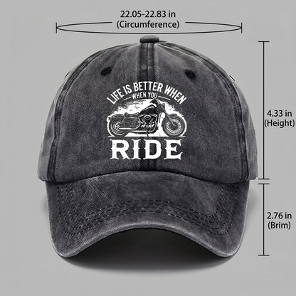 EKON RideLife Vintage Moto Cap