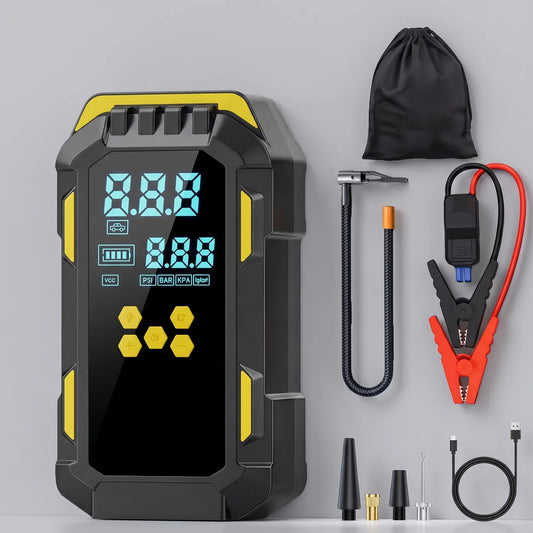 EKON 150 PSI Jump Starter & Tire Inflator Yellow