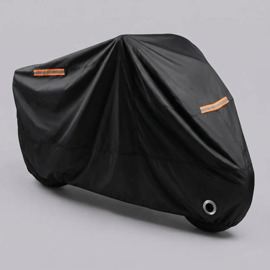 EKON All-Weather Reflective Motorcycle Cover Black