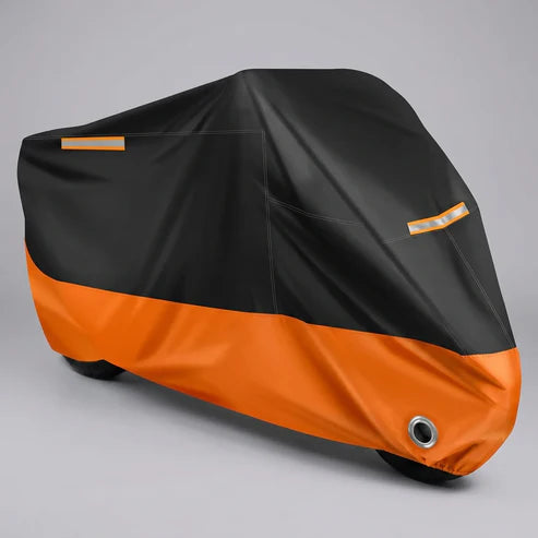 EKON 210D Oxford Motorcycle Seat Cover Orange