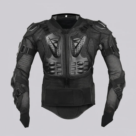 EKON FullShield Mesh Riding Jacket Black