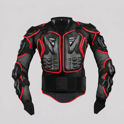 EKON FullShield Mesh Riding Jacket Red