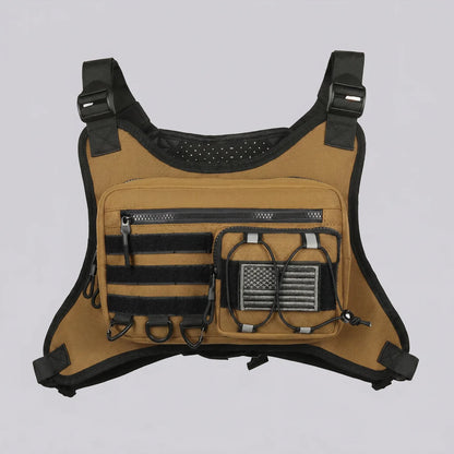 EKON Lightweight Moto Chest Bag Khaki