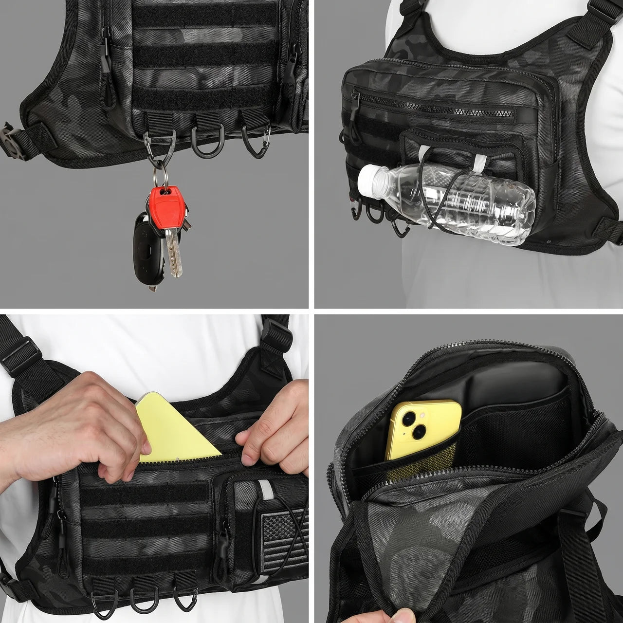 EKON Lightweight Moto Chest Bag