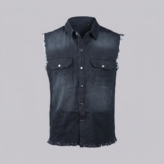 EKON Men’s Lightweight Casual Travel Shirt Black