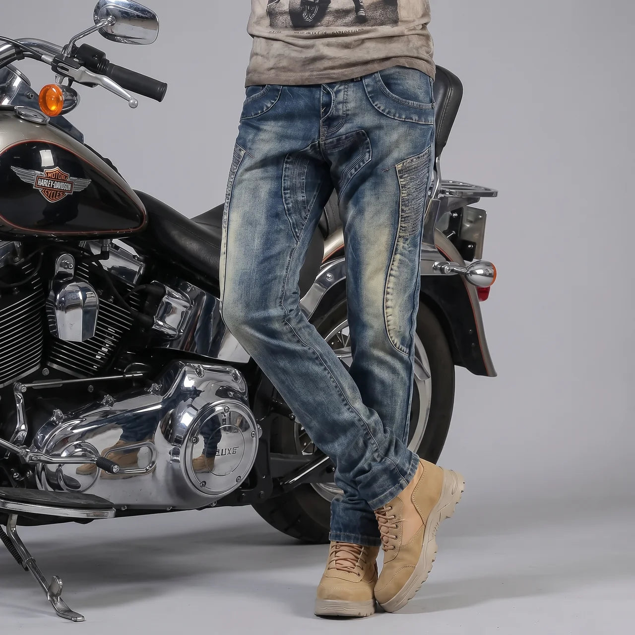EKON Retro Aramid Riding Jeans