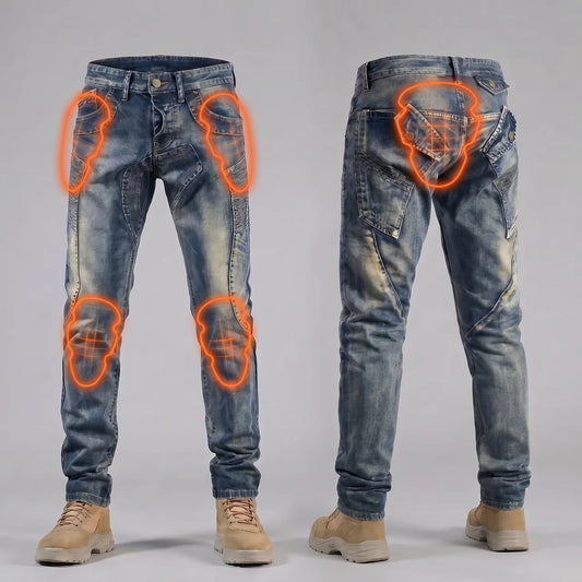 EKON Retro Aramid Riding Jeans