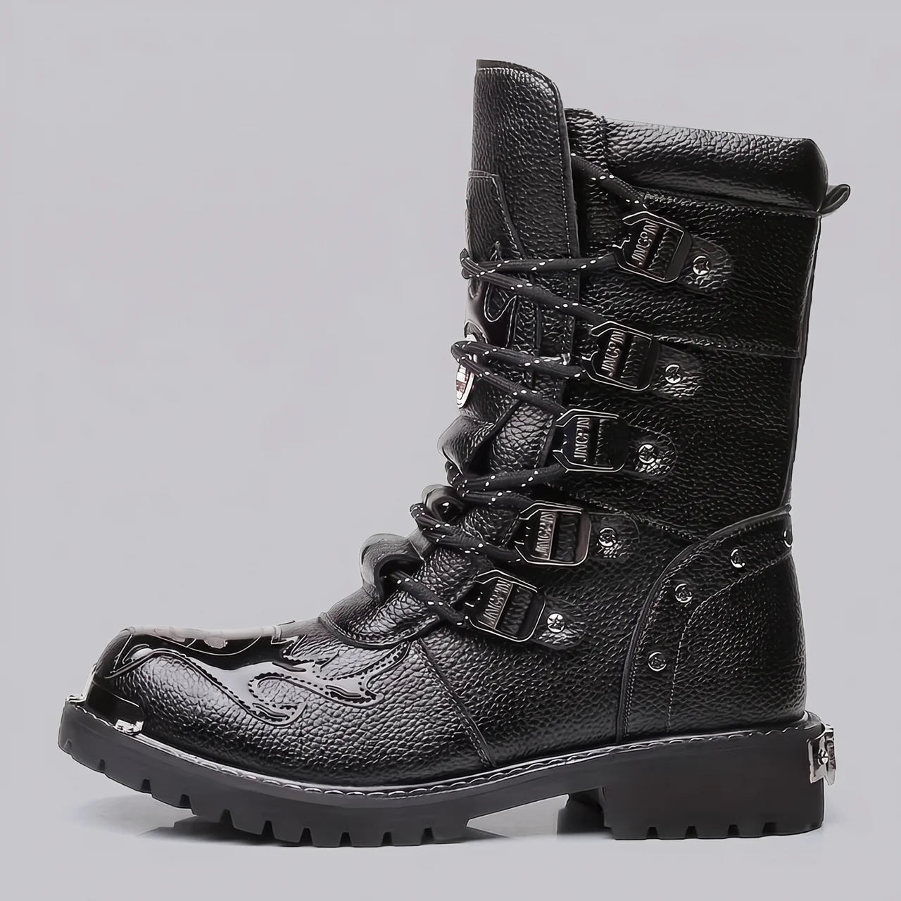 EKON RivetEdge Biker Boots