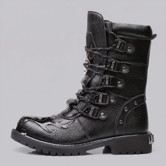EKON RivetEdge Biker Boots
