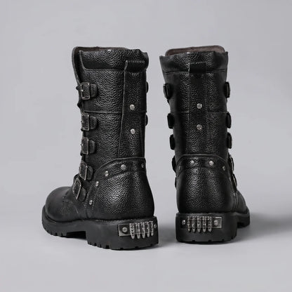 EKON RivetEdge Biker Boots