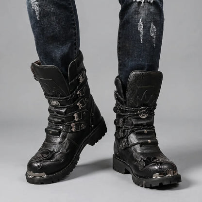 EKON RivetEdge Biker Boots
