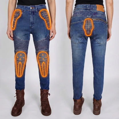 EKON Aramid-Lined Protective Riding Jeans