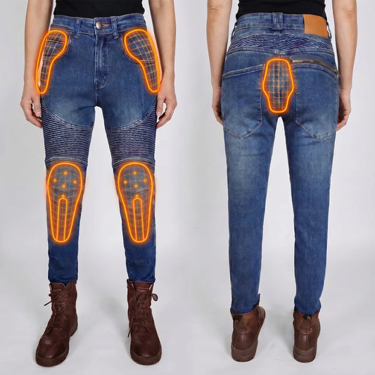 EKON Aramid-Lined Protective Riding Jeans