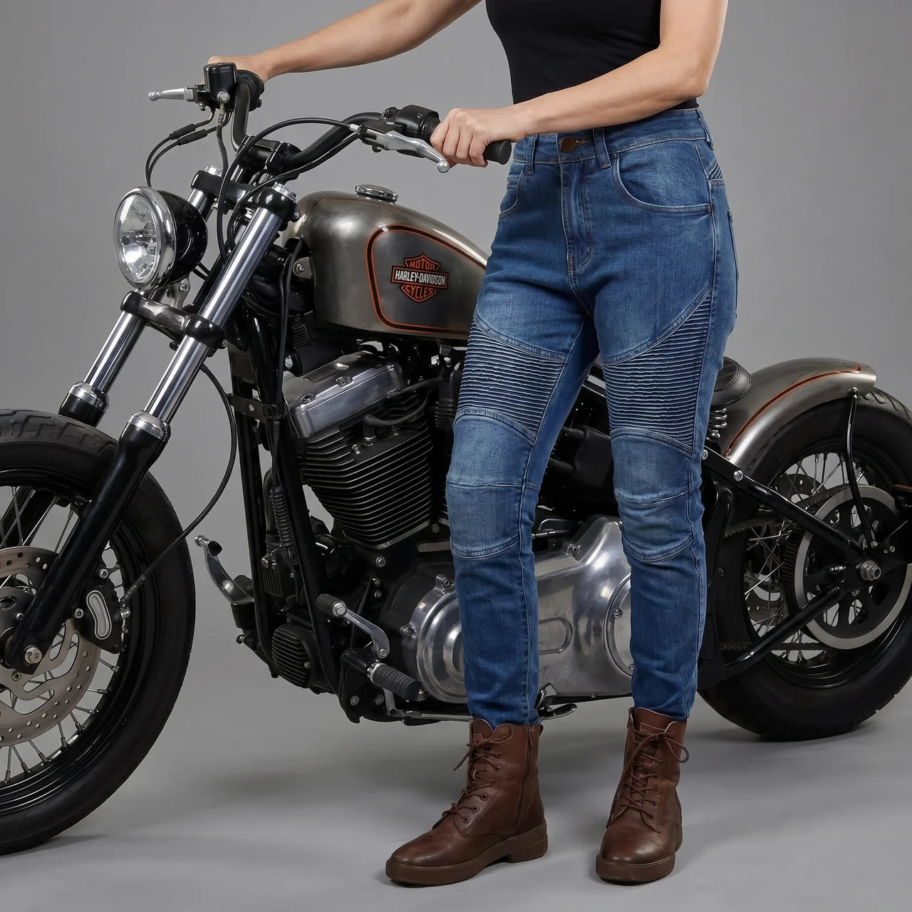 EKON Aramid-Lined Protective Riding Jeans