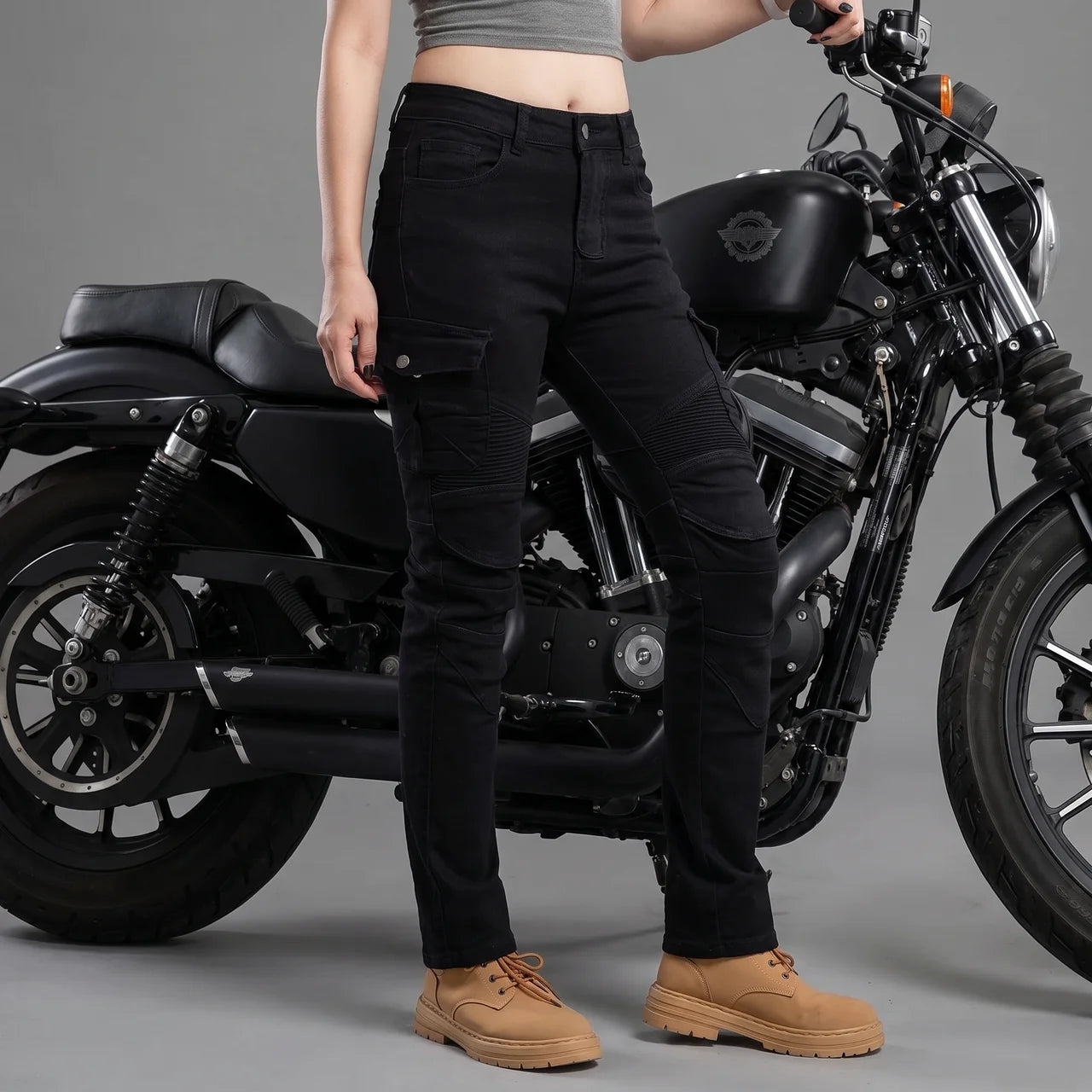 EKON Women’s RoadGuard Aramid Riding Jeans