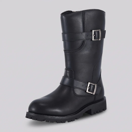 EKON BuckleZip Engineer Moto Boots