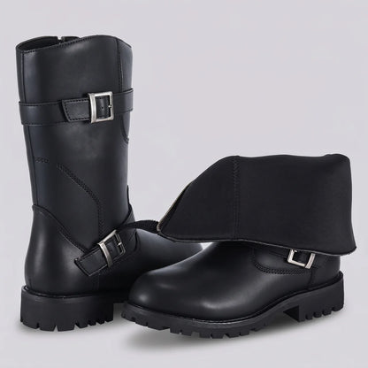 EKON BuckleZip Engineer Moto Boots